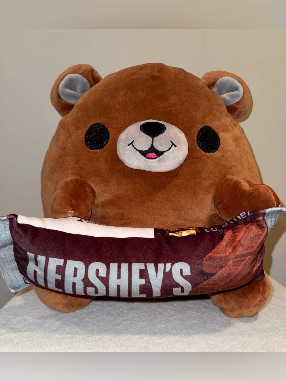 Zuru Snackle Hersheys Chocolate TERRY Bear 14” JUMBO Plush Snackles